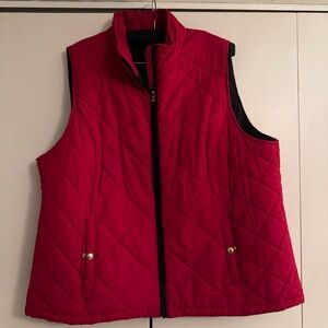 Ralph Lauren Crimson Quilted Jacket